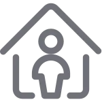 House Person SVG Icon